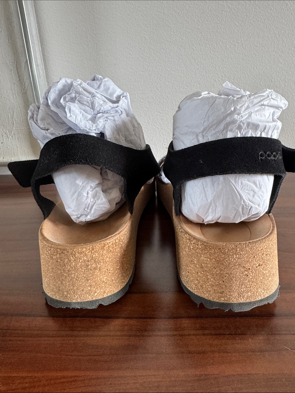 Birkenstock Papillio Glenda Anthracite Suede Canvas Sandal 39 8-8.5 - Picture 4 of 8